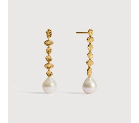 Capri Baroque Pearl Drop Earrings