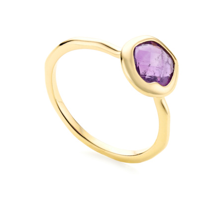 Riva Stacking Ring in 18ct Gold Vermeil On Sterling Silver | Jewellery ...