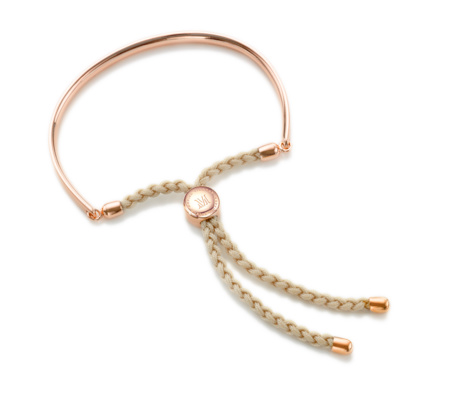 Rose Gold Vermeil Fiji Petite Friendship Bracelet | Nude for Calm