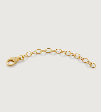 Alternate view of Gold Vermeil Chain Extender - Monica Vinader