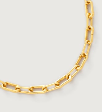 Gold Vermeil Alta Charm Necklace - Monica Vinader