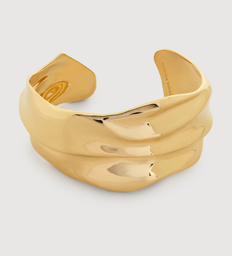 Virtues monica 限定カラー ゴールド （箱なし） Nomade Bold Cuff in 18k Gold Vermeil on Sterling Silver