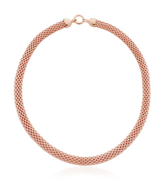 Rose Gold Vermeil Doina Wide Chain Necklace - Monica Vinader