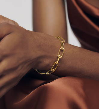 Alternate view of Gold Vermeil Alta Charm Bracelet - Monica Vinader