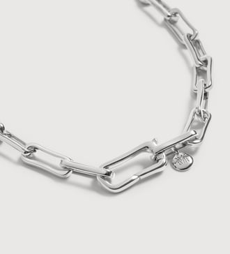 Sterling Silver Alta Charm Necklace - Monica Vinader