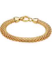 Gold Vermeil Doina Wide Chain Bracelet - Monica Vinader
