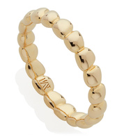 Gold Vermeil Nura Teardrop Eternity Ring - Monica Vinader
