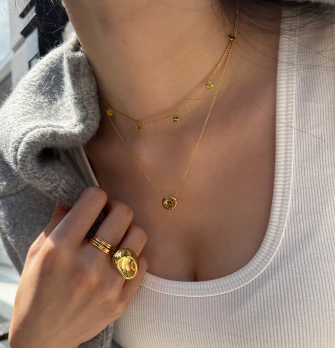 Siren Ring in 18ct Gold Vermeil on Sterling Silver