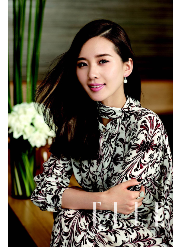 Liu ShiShi wearing Ava and Alma diamond jewellery