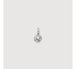 Sterling Silver Solitaire Diamond Pendant - Lab Grown Diamond - Monica Vinader