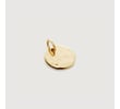 Gold Siren Disc Pendant - Monica Vinader