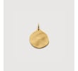 Gold Vermeil Siren Muse Round Pendant - Monica Vinader