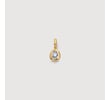Gold Vermeil Pear Diamond Pendant - Lab Grown Diamond - Monica Vinader