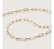 Gold Vermeil Bold Paperclip Chain Necklace 20' - Monica Vinader