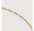 Gold Vermeil Textured Link Chain Necklace 22' - Monica Vinader