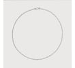 Sterling Silver Textured Link Chain Necklace 16' - Monica Vinader