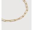 Gold Vermeil Alta Textured Chain Necklace 18' - Monica Vinader