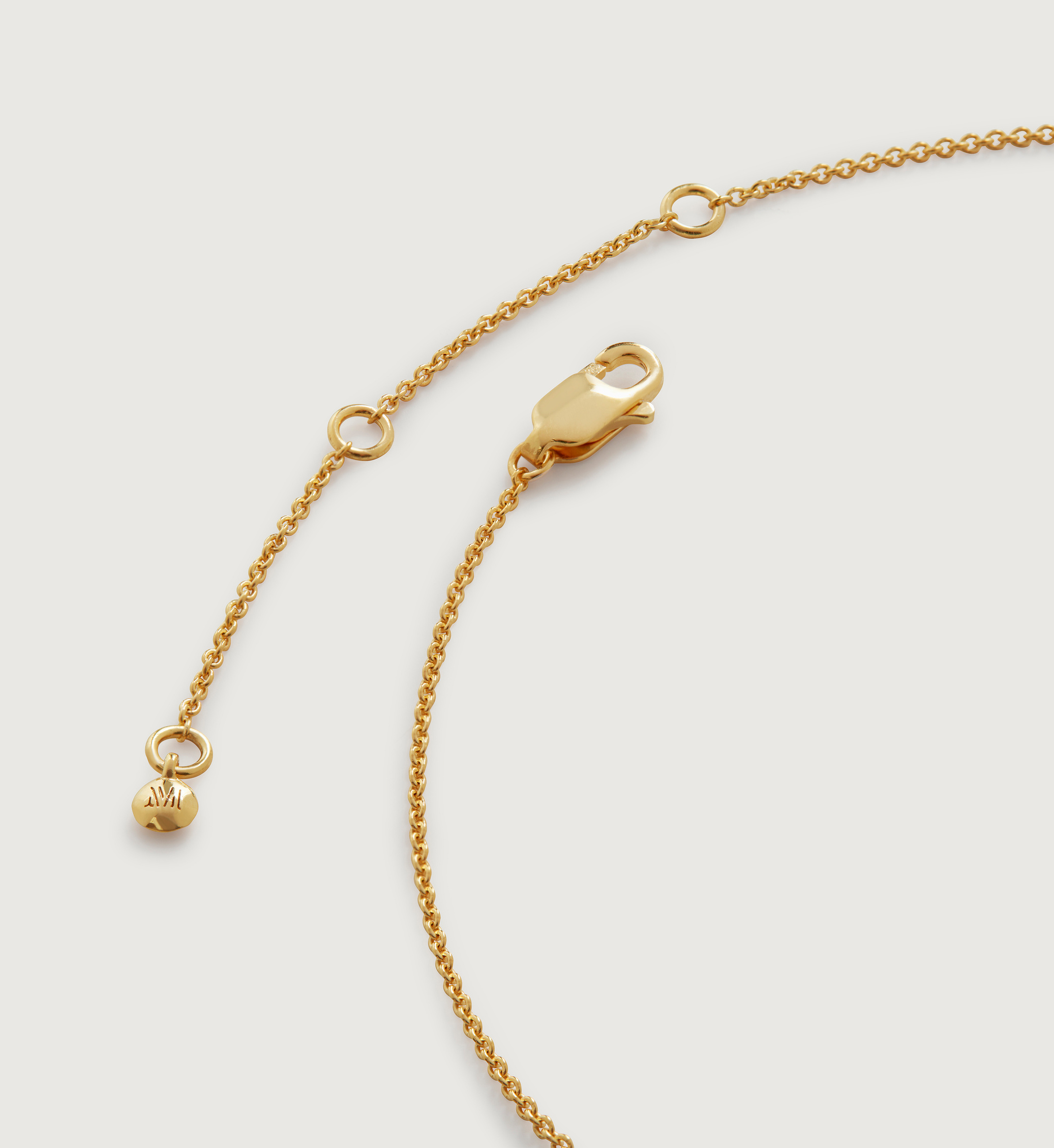 Initial L Chain Necklace in 18k Gold Vermeil on Sterling Silver ...