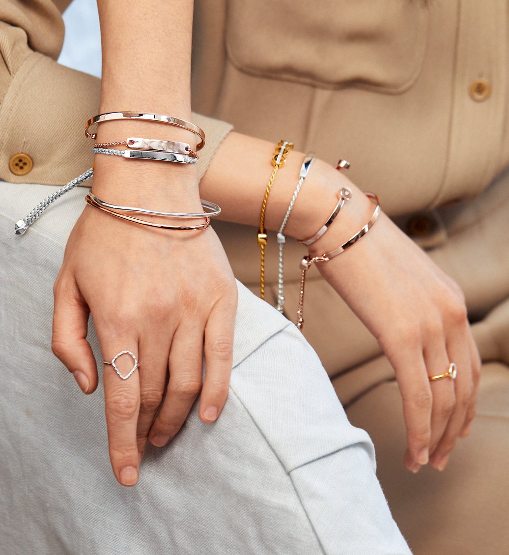 Fiji Friendship Bracelet in 18ct Rose Gold Vermeil on Sterling