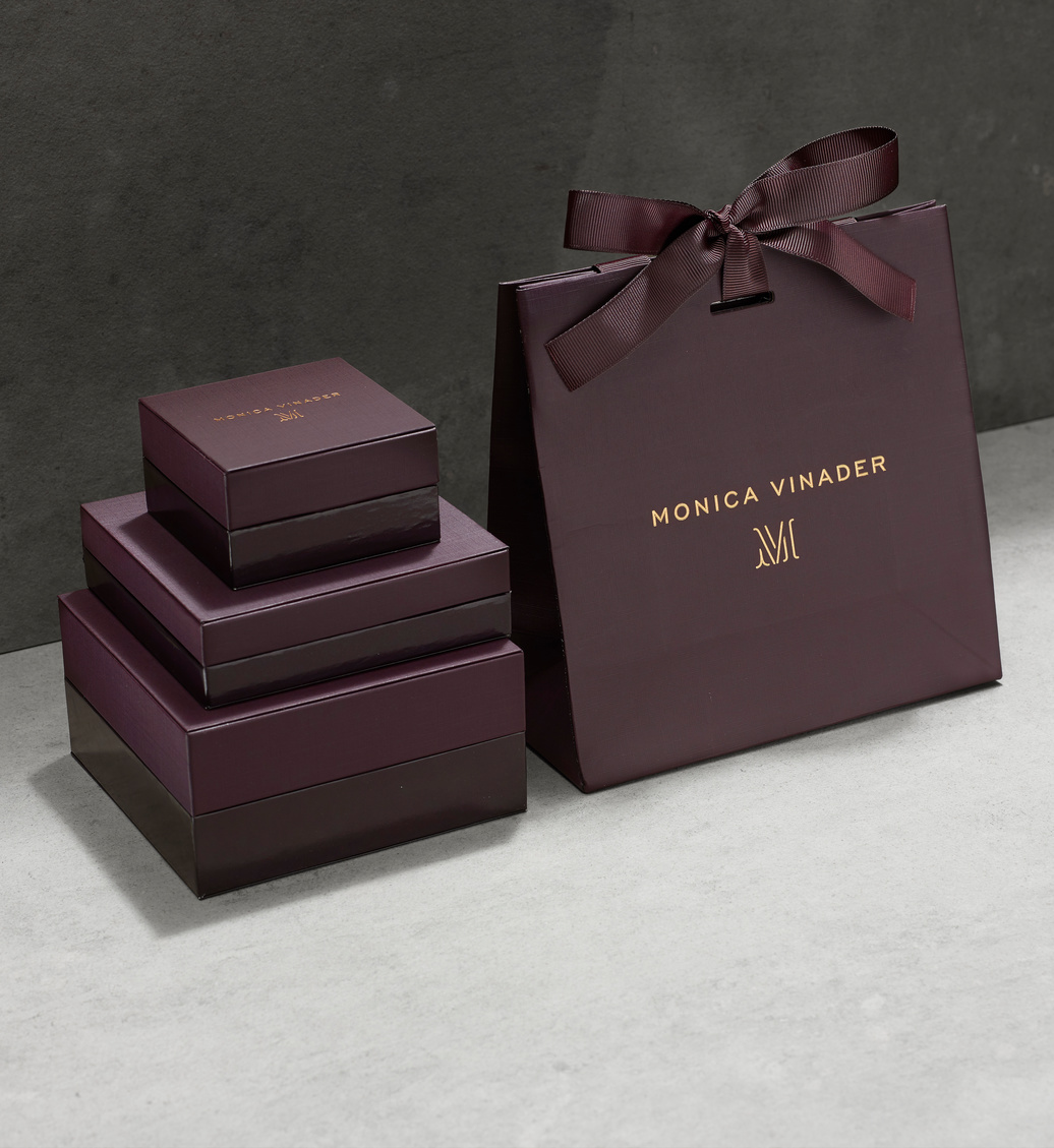 Monica Vinader packaging