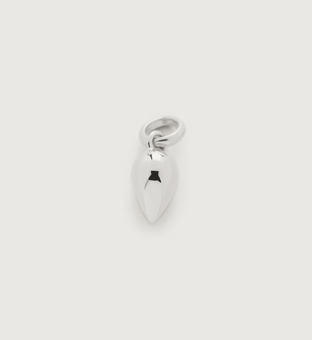 Sterling Silver Fiji Bud Pendant Charm - Monica Vinader