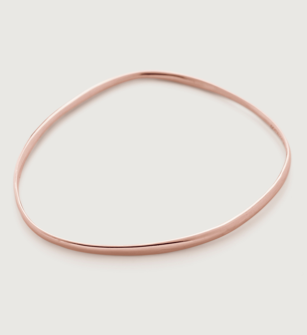 Rose Gold Vermeil Nura Reef Bangle - Monica Vinader