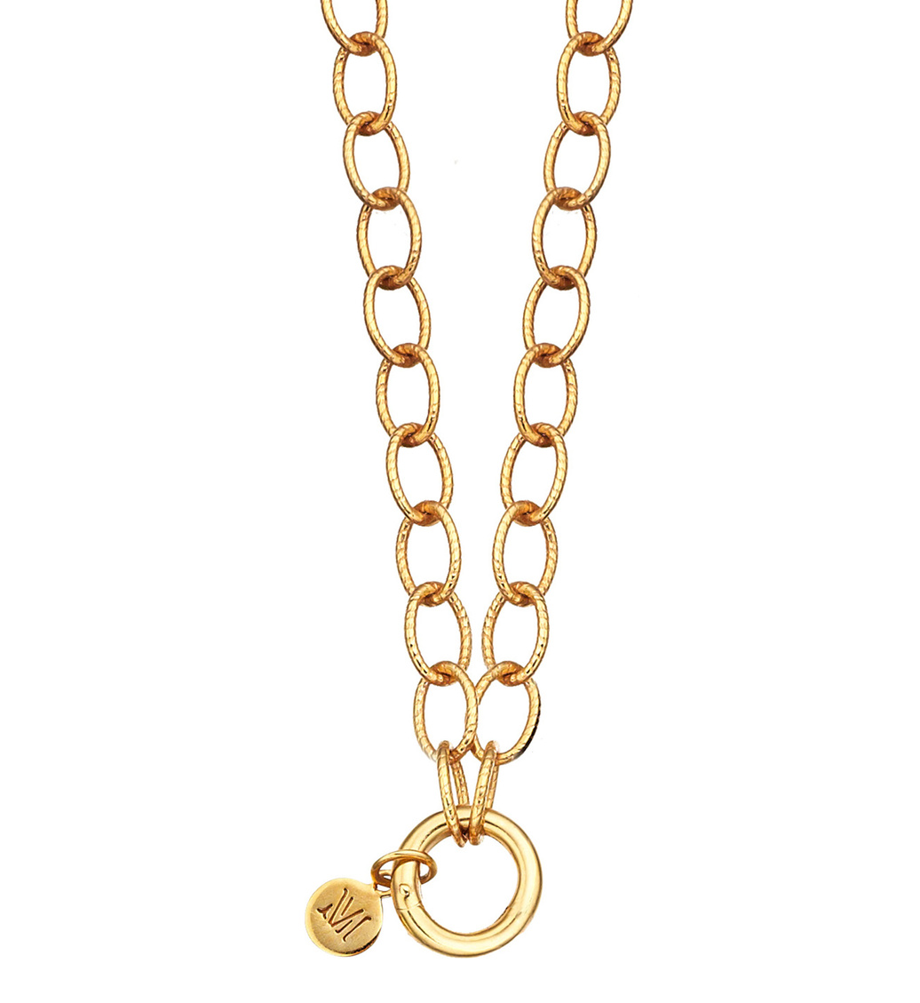 Gold Vermeil 32"/81cm Lungo Chain Necklace - Monica Vinader