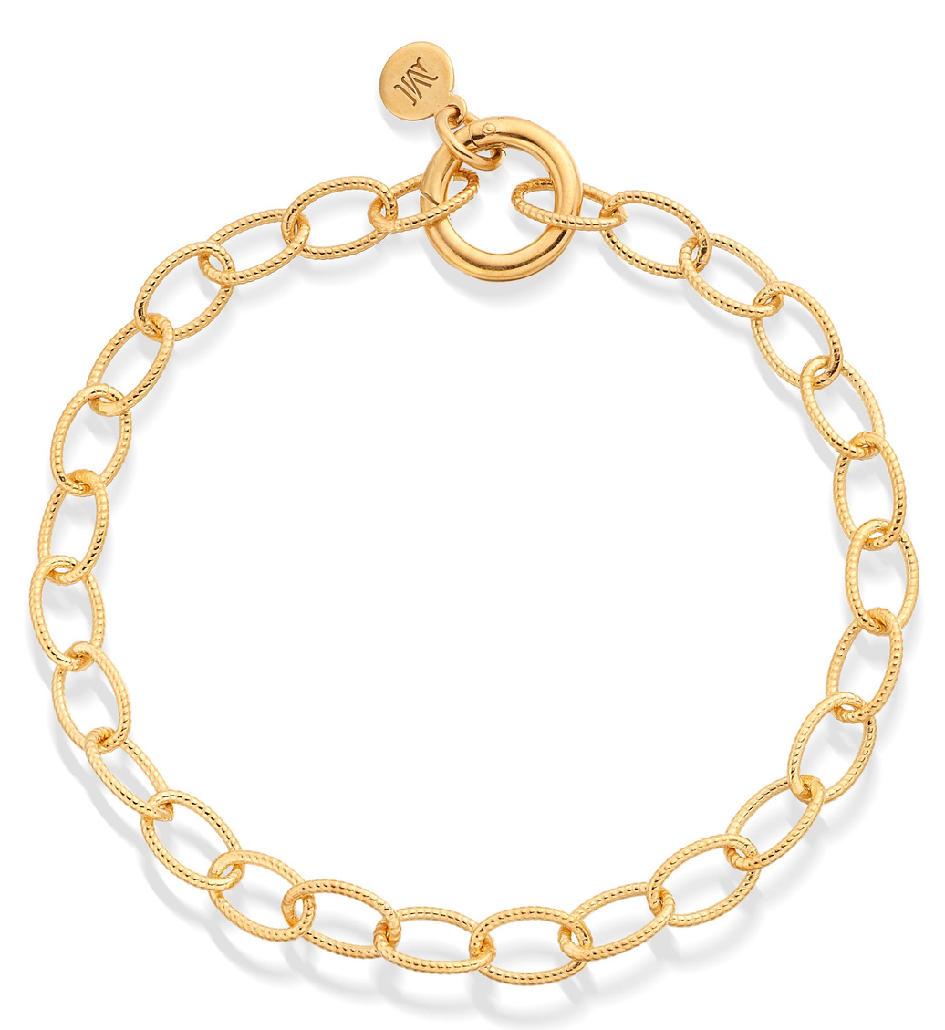 Gold Vermeil Lungo Chain Bracelet - Monica Vinader