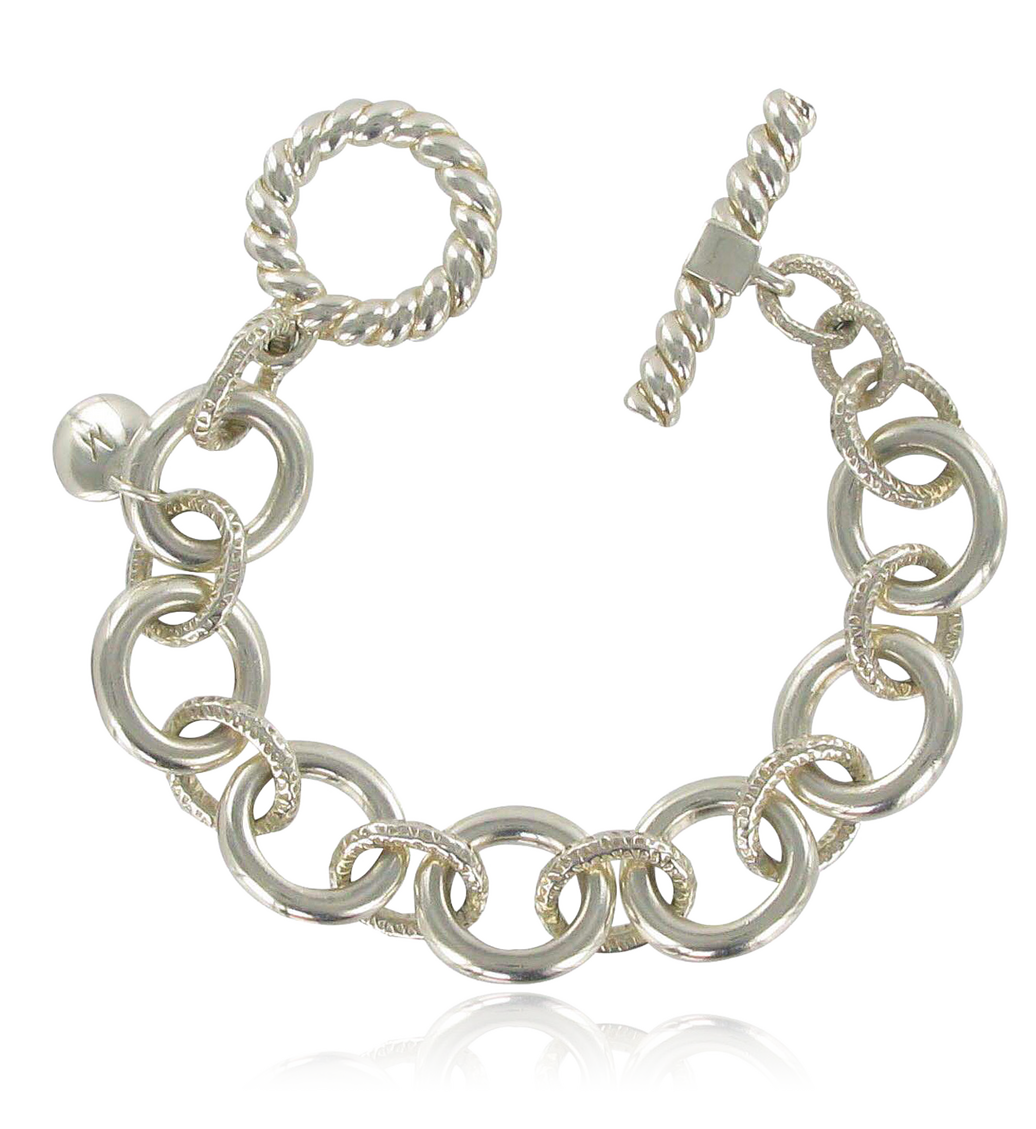 Sterling Silver Betsy Bracelet - Monica Vinader