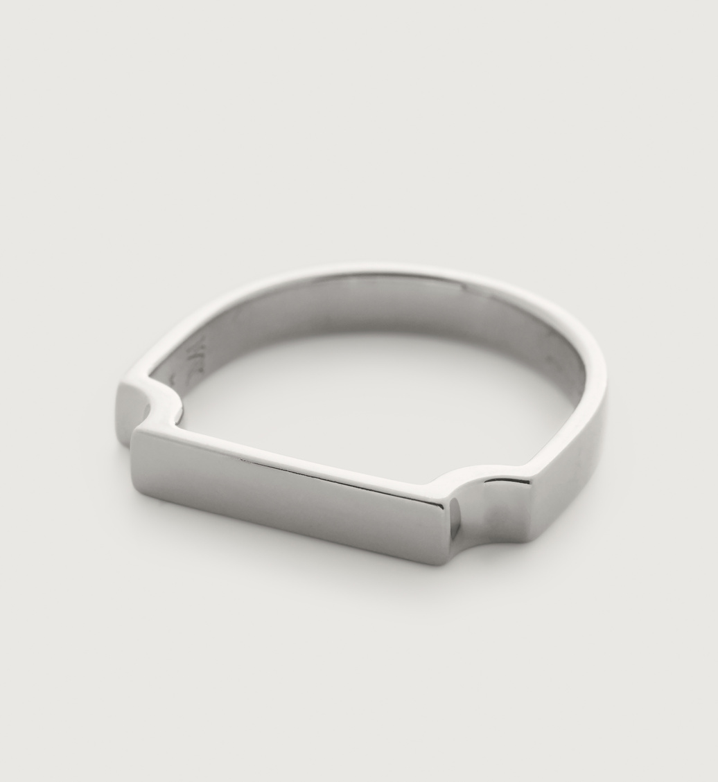 Sterling Silver Signature Ring - Monica Vinader