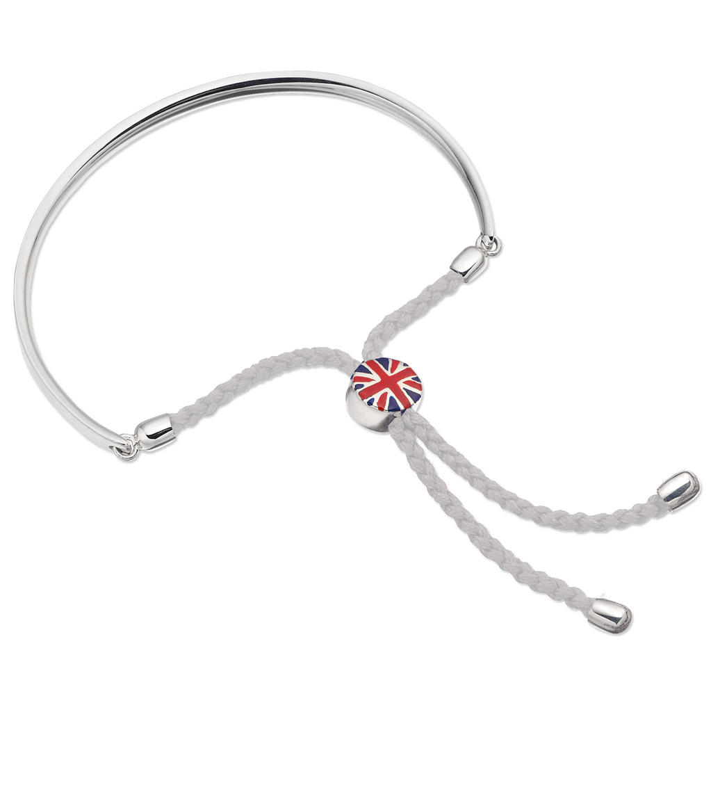 Sterling Silver Jubilee Fiji Bracelet - White - Monica Vinader