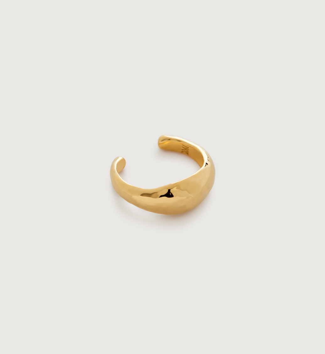 Gold Vermeil Deia Ear Cuff - Monica Vinader