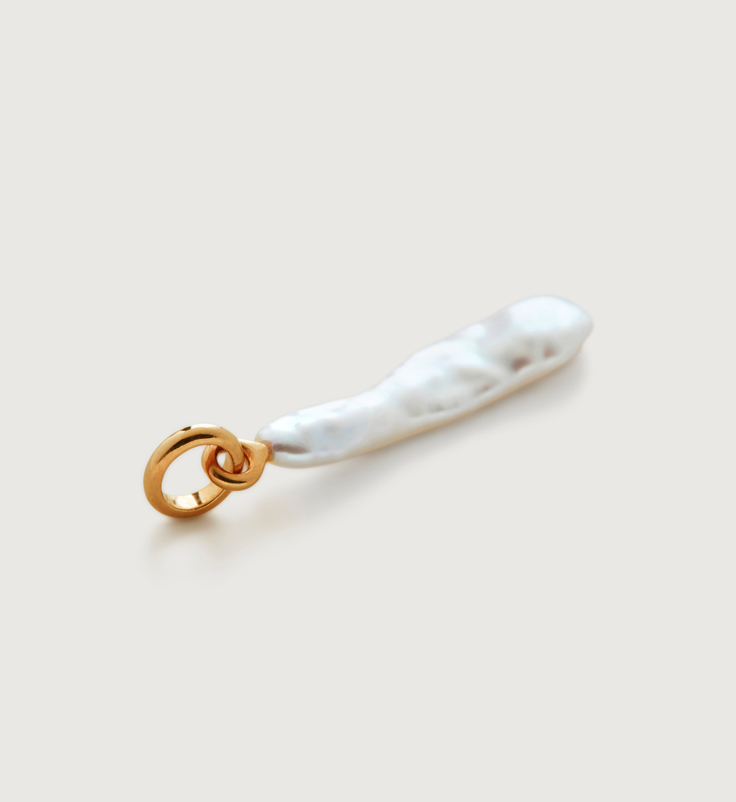 18Kt Gp Neck Biwa/Baroq Pearl