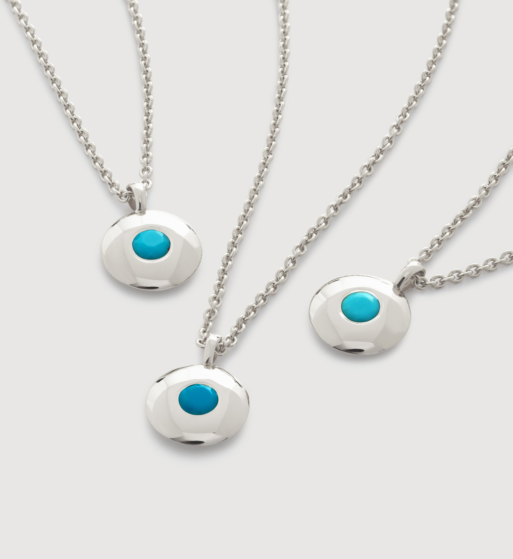 925 Avenue Design Studio Sterling Silver Turquoise Bracelet – 7 Inch Blue December Birthstone