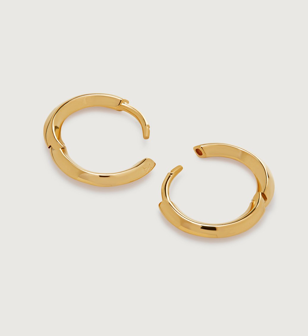 【MONICA VINADER】18Kゴールドヴェルメイユ Doina ハギーピアス Baroque Pearl Heirloom Huggie Earrings | Jewellery Sets