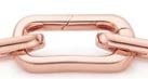 Rose Gold Vermeil Alta Capture Hinge Link 1 - Monica Vinader