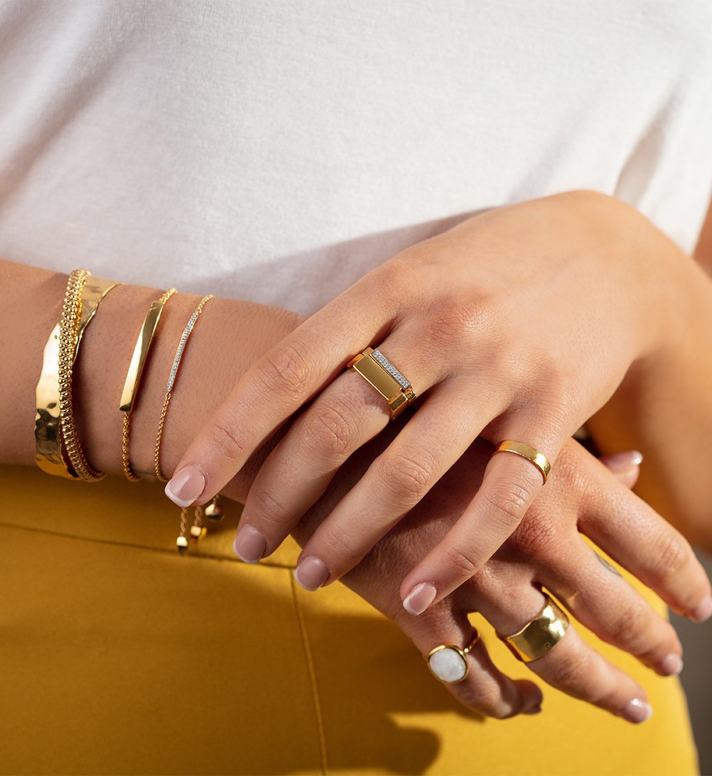 Signature Wide Ring in Sterling Silver | Jewellery by Monica