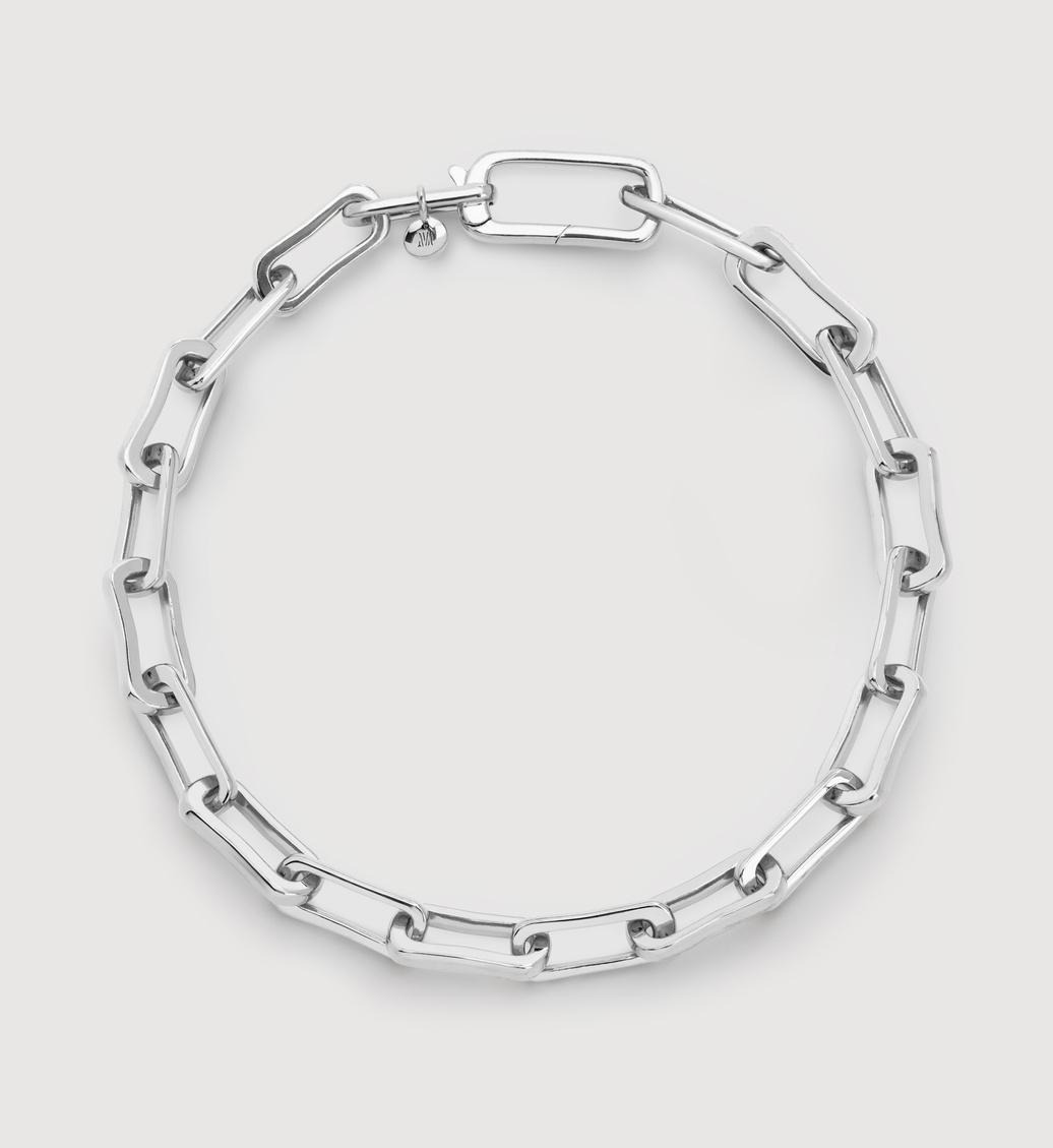 Sterling Silver Alta Mini Chain Bracelet - Monica Vinader