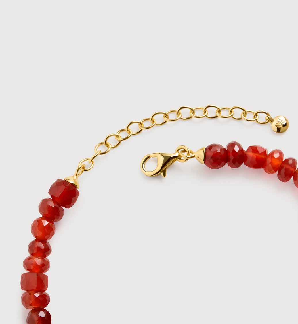 Lucky Beaded Bracelet in 18k Gold Vermeil on Sterling Silver