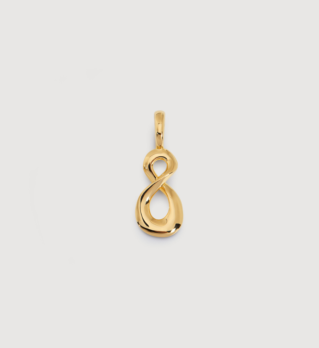Gold Vermeil Infinity Pendant - Monica Vinader