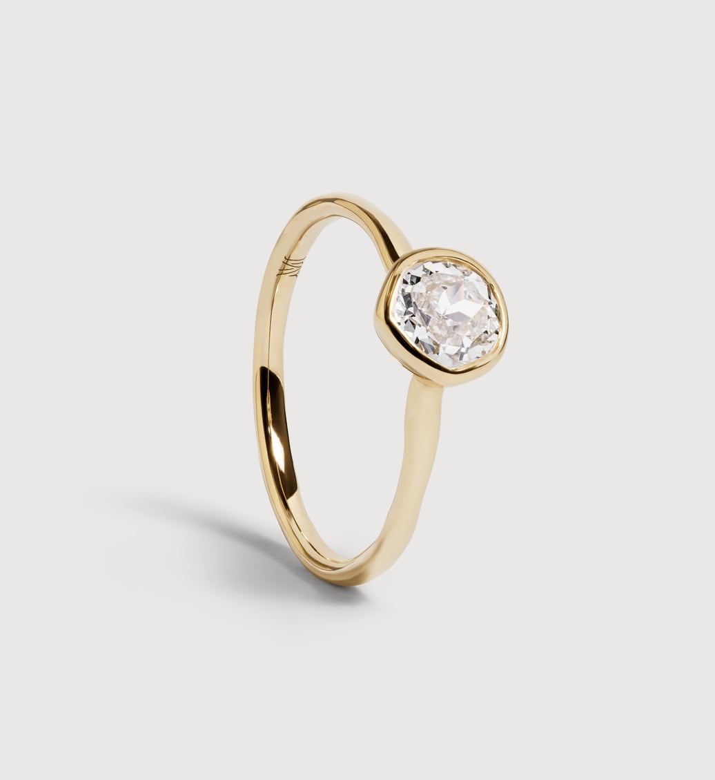 MV Siren™ Solitaire Diamond Ring 0.5ct in 14k Solid Gold and Lab
