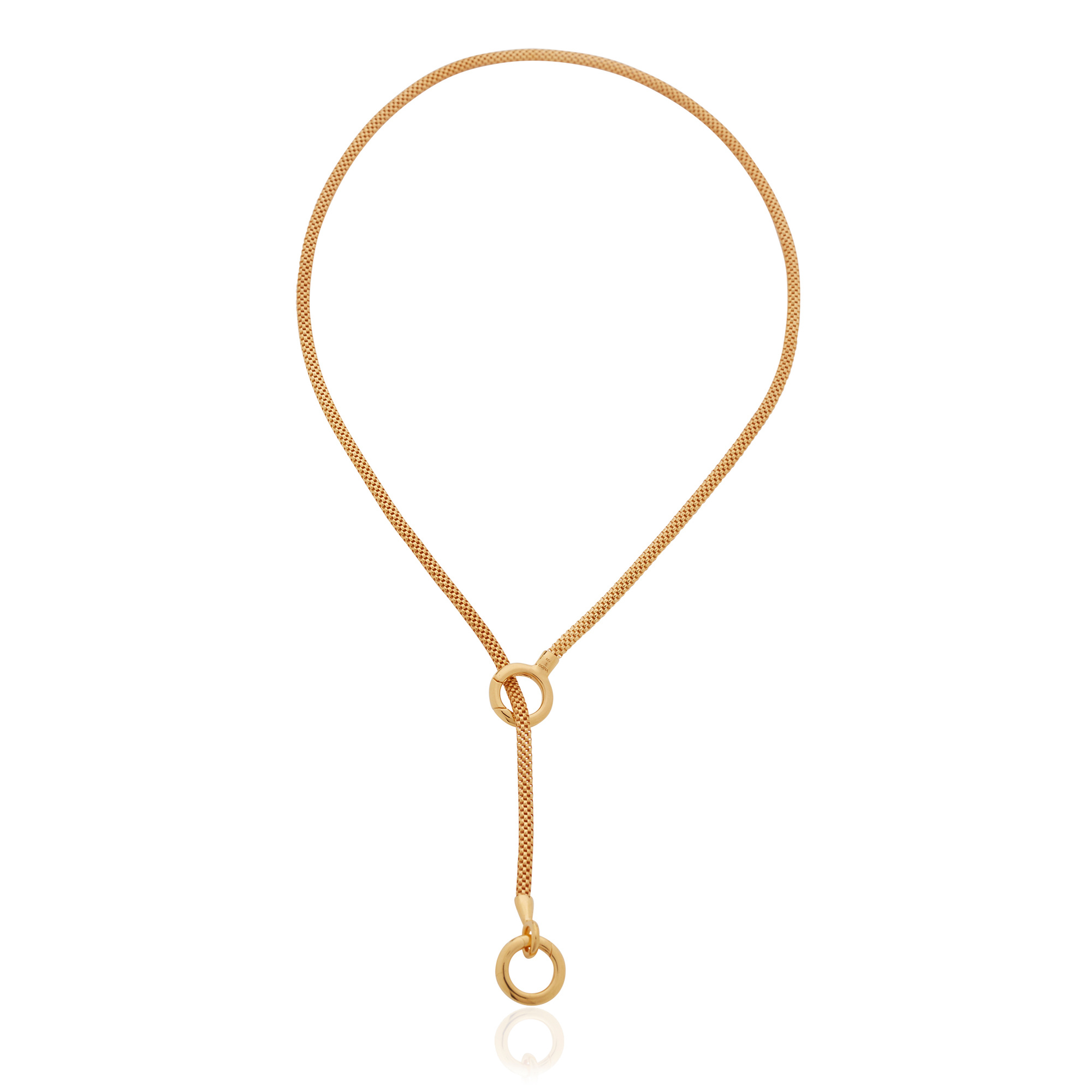 Doina Lariat Necklace in 18ct Gold Vermeil On Sterling