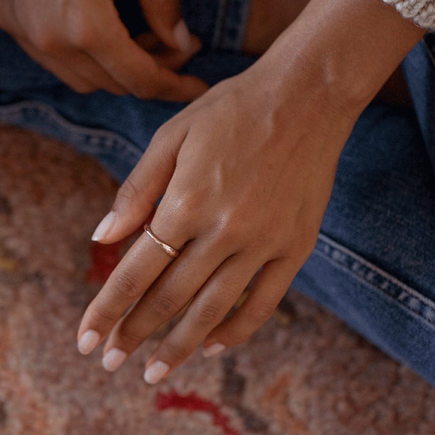 Monica vinader wave ring discount