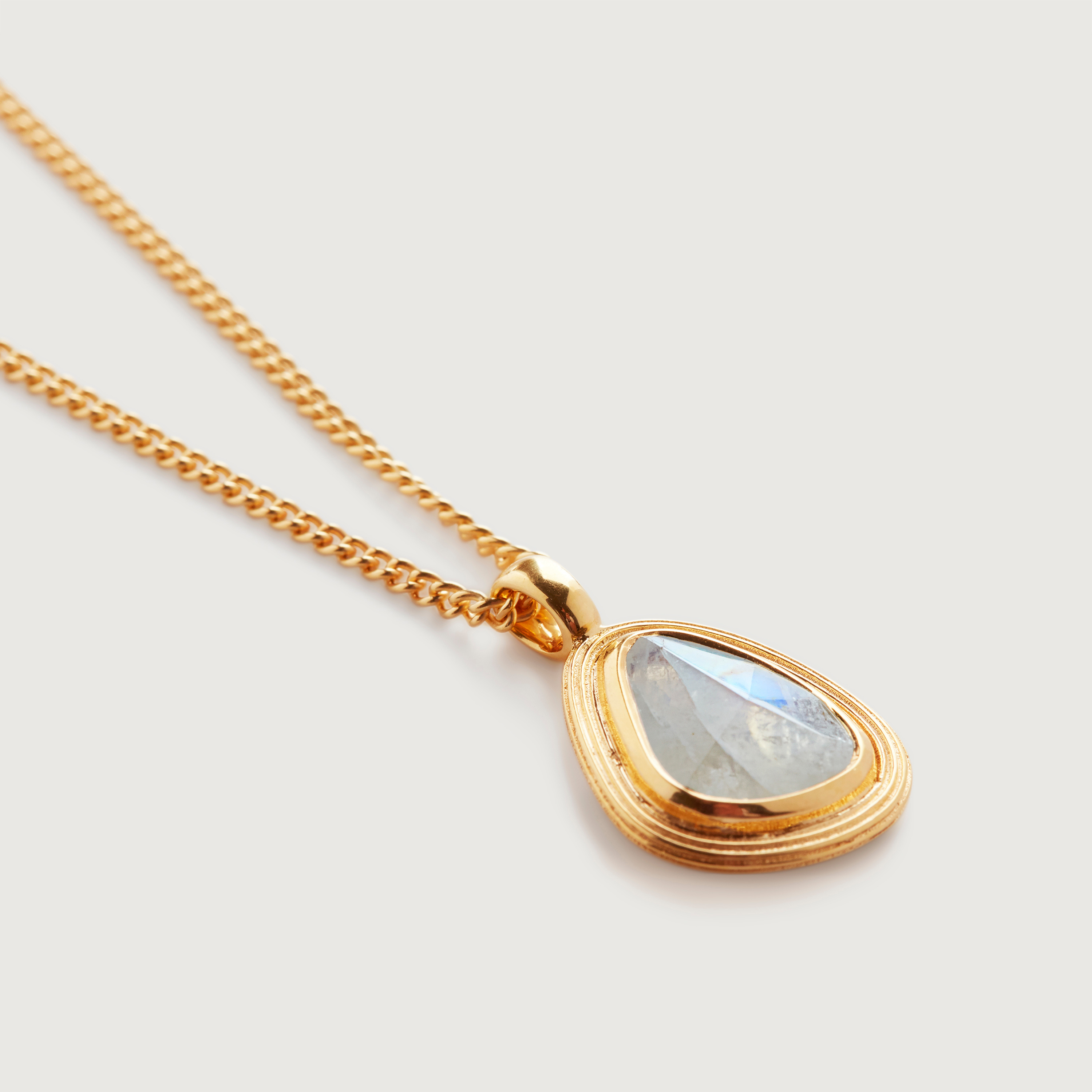 Amulet Necklace in 18ct Gold Vermeil On Sterling Silver and