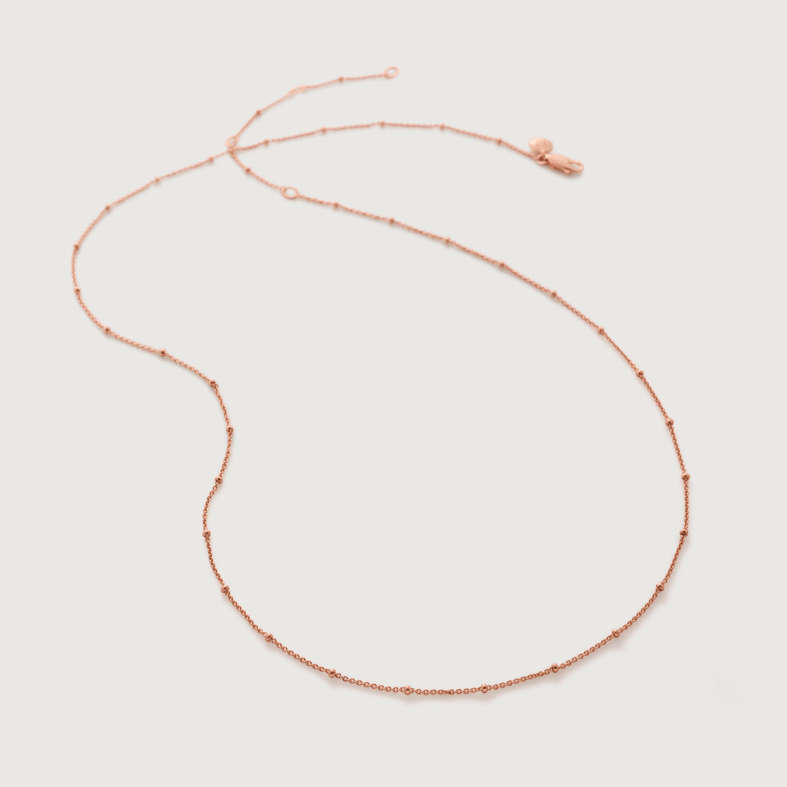 Fine Beaded Chain Necklace 53-61cm/21 
