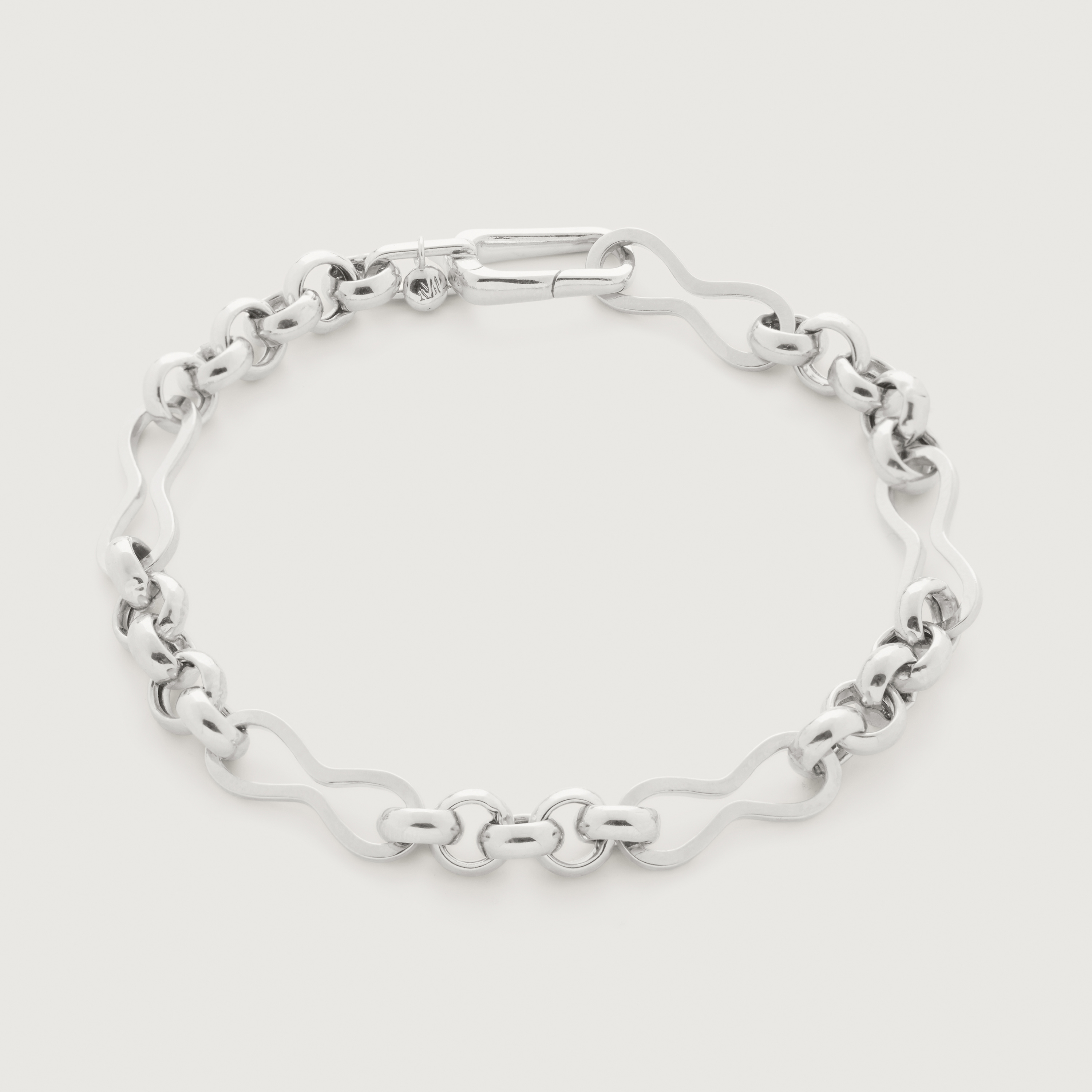 Heritage Link Bracelet in Sterling Silver | Jewellery by Monica Vinader US