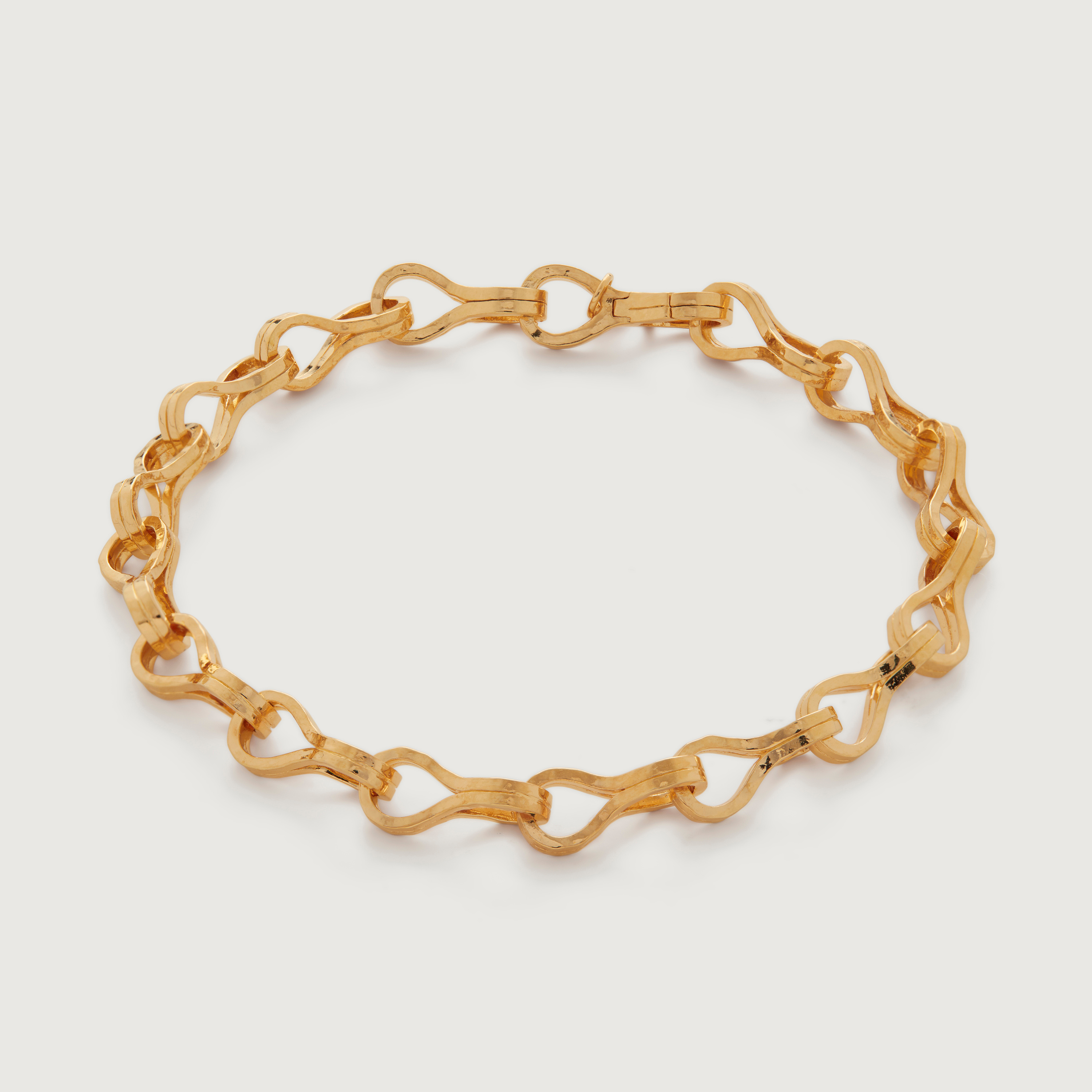 Infinity Link Bracelet in 18ct Gold Vermeil on Sterling Silver 
