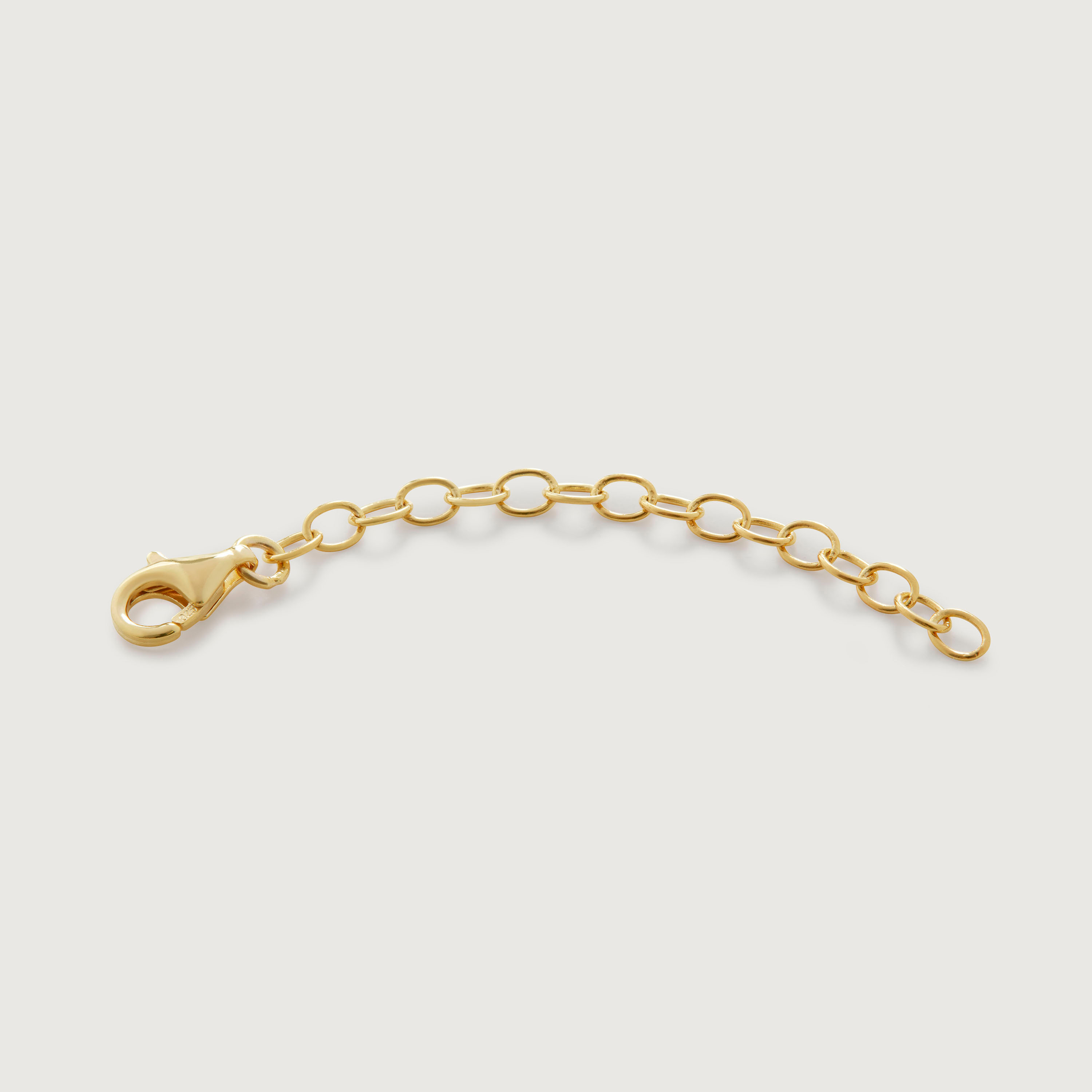 100 X Extender Chain Links 5.5x4mm 50mm Length - Silver Or Gold Plated