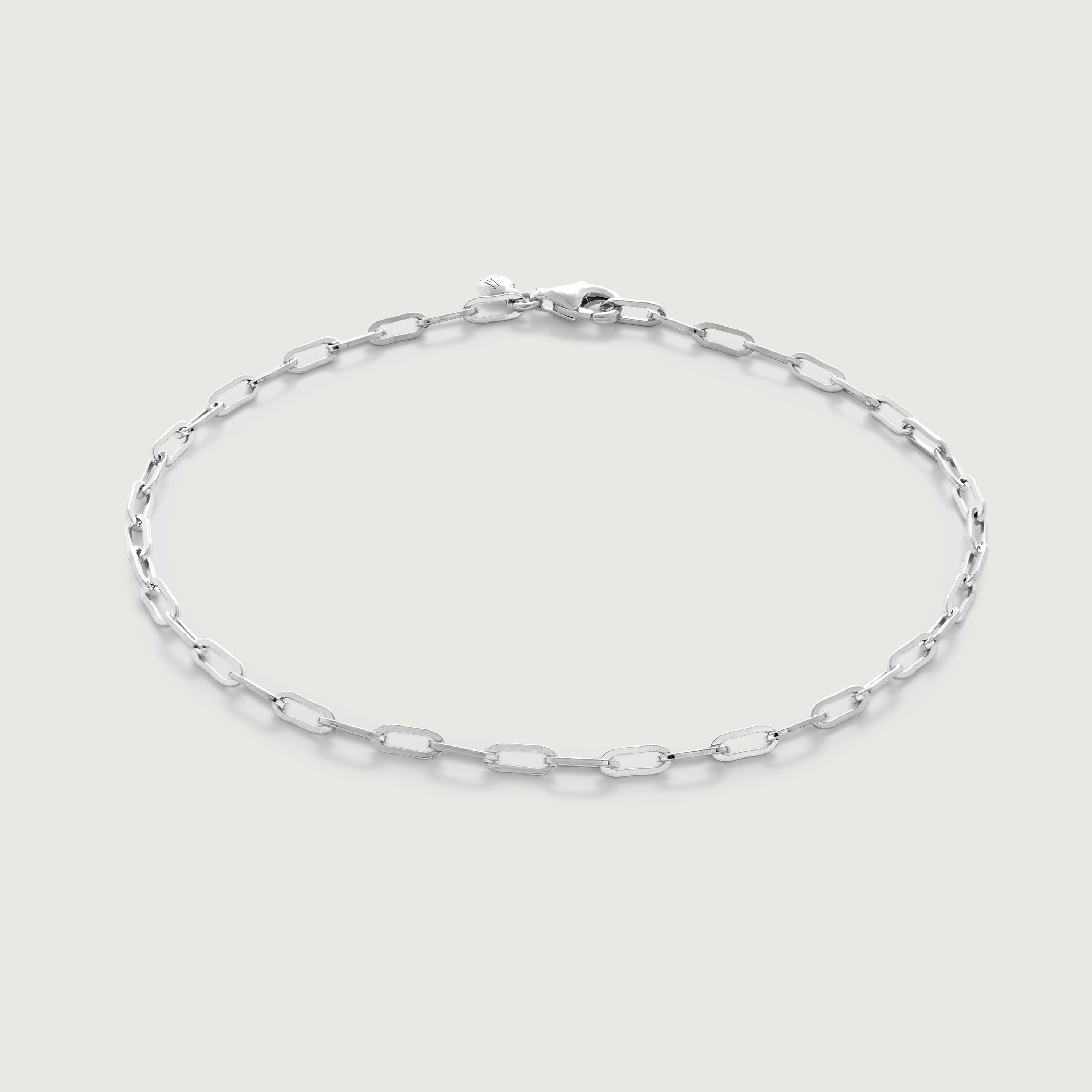 Paperclip Chain Bracelet in Sterling Silver | Jewellery by