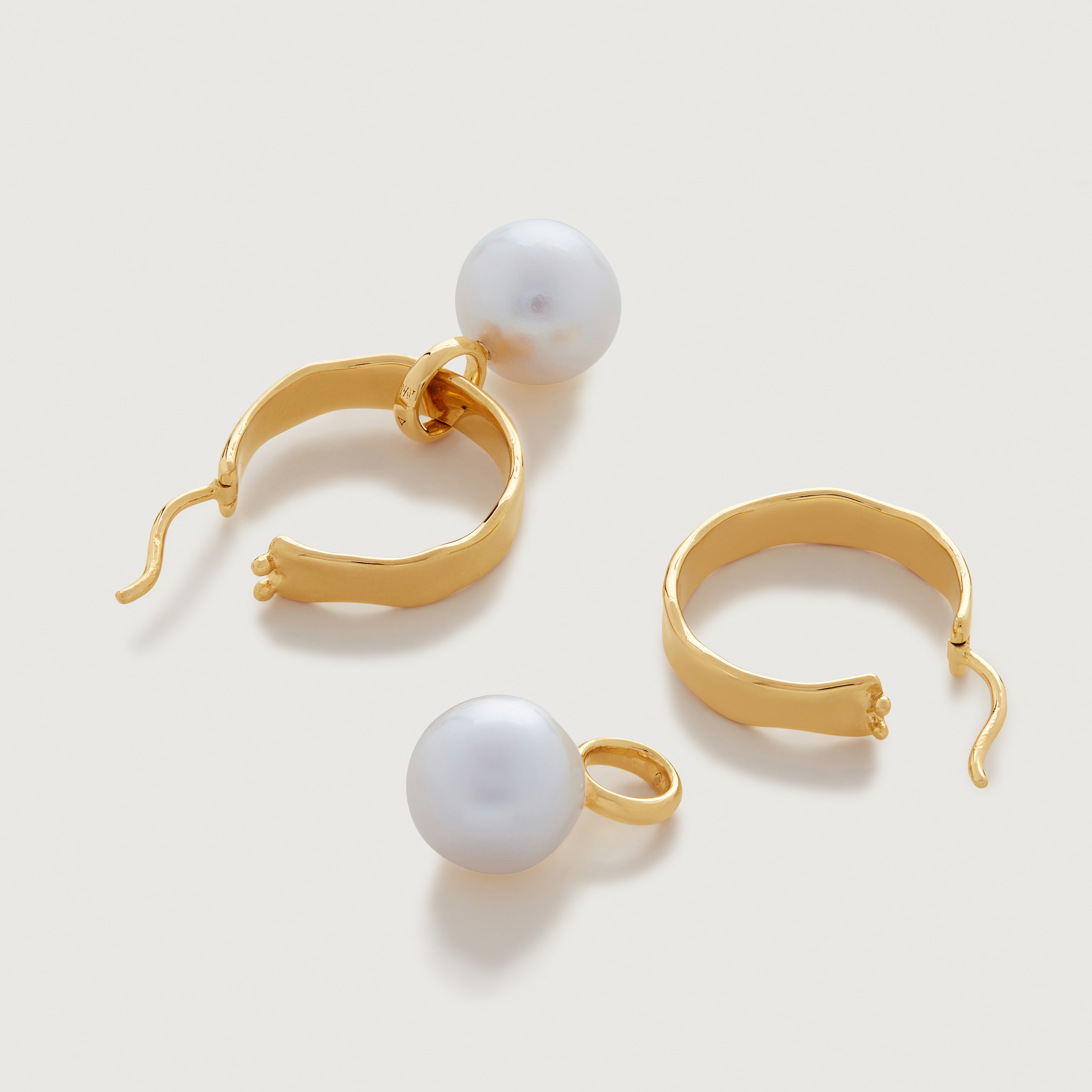 【HYERES LOR】24FW★ H Edition SL H Pearl One-Touch Earrings $_57.JPG?set_id=8800005007